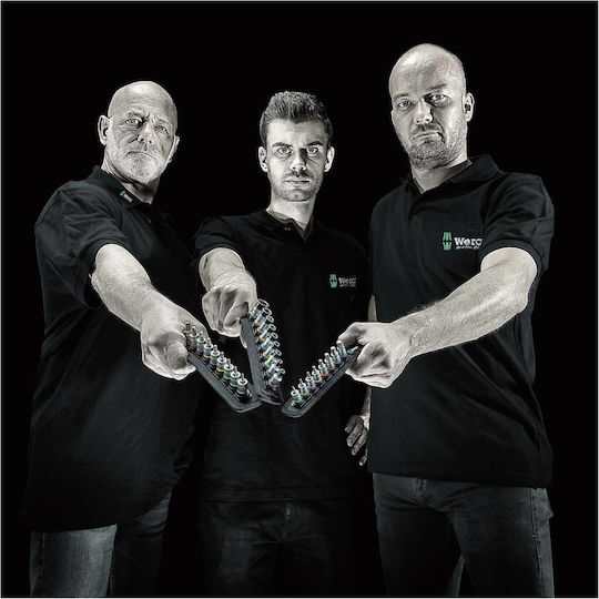 Wera Καρυδάκια Εξάγωνα με Καρέ Υποδοχής 1/4