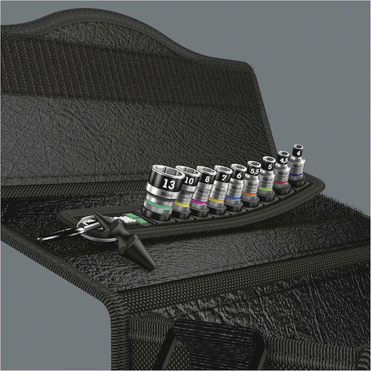 Wera Καρυδάκια Εξάγωνα με Καρέ Υποδοχής 1/4