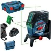 Bosch Αυτορυθμιζόμενο Γραμμικό Αλφάδι Laser Πράσινης Δέσμης 12V με Εύρος Εργασίας 20m