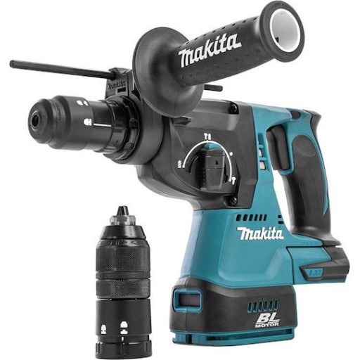 Makita Κρουστικό Σκαπτικό Πιστολέτο Μπαταρίας Brushless 18V Solo με Υποδοχή SDS Plus / Ταχείας