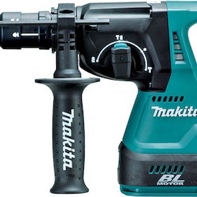 Makita Κρουστικό Σκαπτικό Πιστολέτο Μπαταρίας Brushless 18V Solo με Υποδοχή SDS Plus / Ταχείας
