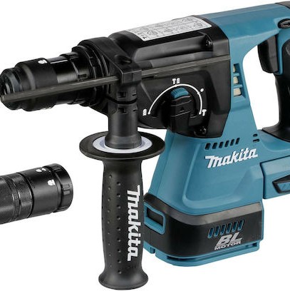 Makita Κρουστικό Σκαπτικό Πιστολέτο Μπαταρίας Brushless 18V Solo με Υποδοχή SDS Plus / Ταχείας