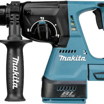 Makita Κρουστικό Σκαπτικό Πιστολέτο Μπαταρίας Brushless 18V Solo με Υποδοχή SDS Plus / Ταχείας