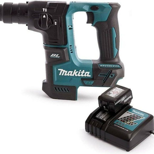 Makita Κρουστικό Σκαπτικό Πιστολέτο Μπαταρίας Brushless 18V Solo με Υποδοχή SDS Plus