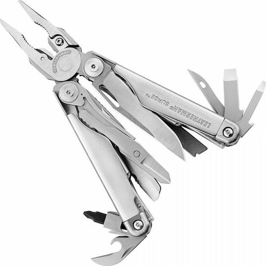 Leatherman Surge Πολυεργαλείο 15 εργαλείων Ασημί σε Θήκη