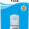 Epson 102 Γνήσιο Μελάνι Εκτυπωτή InkJet Κυανό (C13T03R240)