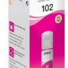 Epson 102 Γνήσιο Μελάνι Εκτυπωτή InkJet Ματζέντα (C13T03R340)