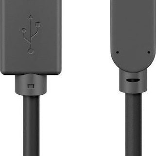 Goobay Regular USB 2.0 to micro USB Cable Μαύρο 5m (93921)