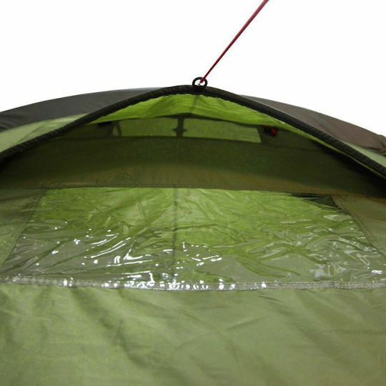 High Peak Kite 2 Σκηνή Camping Τούνελ Ορειβασίας Πράσινη με Διπλό Πανί 4 Εποχών για 2 Άτομα Αδιάβροχη 3000mm 230x120x90εκ.