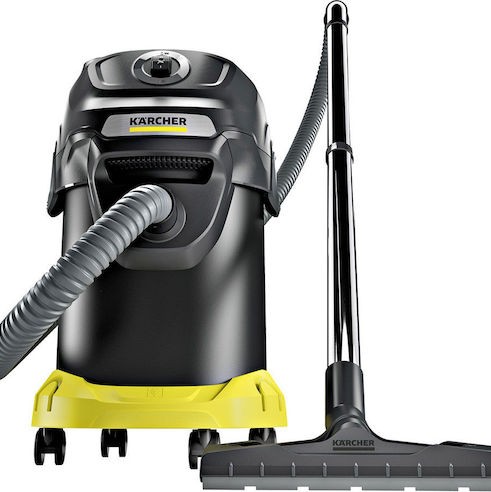 Karcher AD 4 Premium Σκούπα Απορρόφησης Ζεστής Στάχτης 600W με Κάδο 17lt
