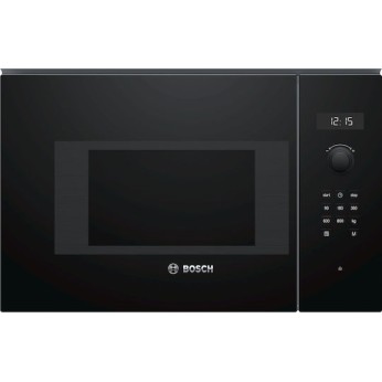 Bosch Εντοιχιζόμενος Φούρνος Μικροκυμάτων 20lt Μαύρος