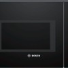 Bosch Εντοιχιζόμενος Φούρνος Μικροκυμάτων με Grill 25lt Μαύρος