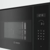 Bosch Εντοιχιζόμενος Φούρνος Μικροκυμάτων με Grill 25lt Μαύρος