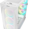 Sharkoon REV300 Gaming Full Tower Κουτί Υπολογιστή με Πλαϊνό Παράθυρο και RGB Φωτισμό Λευκό