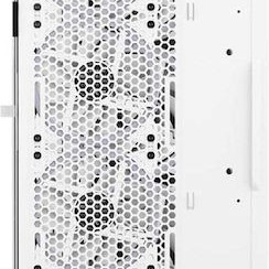 Sharkoon REV300 Gaming Full Tower Κουτί Υπολογιστή με Πλαϊνό Παράθυρο και RGB Φωτισμό Λευκό