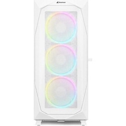 Sharkoon REV300 Gaming Full Tower Κουτί Υπολογιστή με Πλαϊνό Παράθυρο και RGB Φωτισμό Λευκό