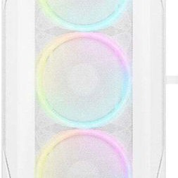 Sharkoon REV300 Gaming Full Tower Κουτί Υπολογιστή με Πλαϊνό Παράθυρο και RGB Φωτισμό Λευκό