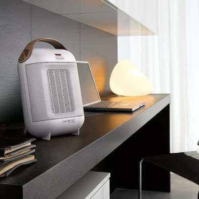 De'Longhi HFX30C18 IW Κεραμικό Αερόθερμο Δωματίου Δαπέδου 1800W