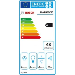 Bosch Απορροφητήρας Καμινάδα 60cm Inox