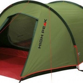 High Peak Kite 3 Σκηνή Camping Τούνελ Ορειβασίας Χακί με Διπλό Πανί 4 Εποχών για 3 Άτομα Αδιάβροχη 3000mm 230x160x105εκ.