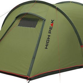 High Peak Kite 3 Σκηνή Camping Τούνελ Ορειβασίας Χακί με Διπλό Πανί 4 Εποχών για 3 Άτομα Αδιάβροχη 3000mm 230x160x105εκ.