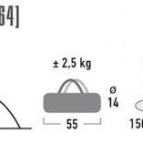 High Peak Monodome XL Σκηνή Camping Igloo Μπλε 3 Εποχών για 4 Άτομα 210x240x130εκ.