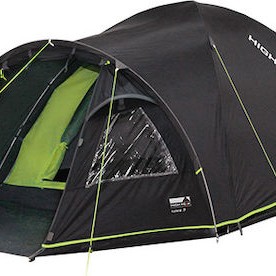 High Peak Talos 3 Dark Grey Χειμερινή Σκηνή Camping Igloo Ορειβασίας Γκρι με Διπλό Πανί για 3 Άτομα Αδιάβροχη 4000mm 320x180x120εκ.