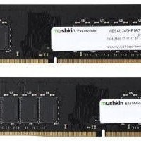 Mushkin Essentials DDR4 32GB RAM με 2x16GB Modules και Ταχύτητα 2400 για Desktop