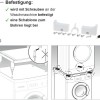 Bosch WTZ11400 Συνδετικό Πλυντηρίου/Στεγνωτηρίου από Μέταλλο με Συρτάρι 59.6x57.4εκ.