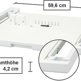 Bosch WTZ11400 Συνδετικό Πλυντηρίου/Στεγνωτηρίου από Μέταλλο με Συρτάρι 59.6x57.4εκ.