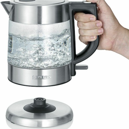 Severin WK 3468 Βραστήρας 1lt 2200W Ασημί