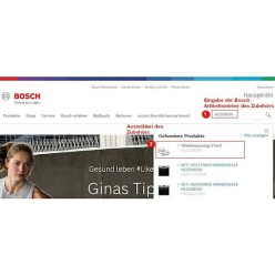 Bosch Τηλεσκοπικός Μηχανισμός Φούρνου Συμβατός με Bosch 48x13cm