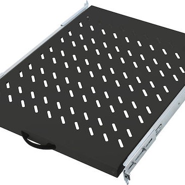 Digitus Extendible Shelf 40x484x568mm Μαύρο