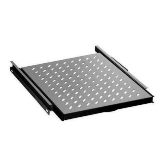 Digitus Extendible Shelf 40x484x568mm Μαύρο