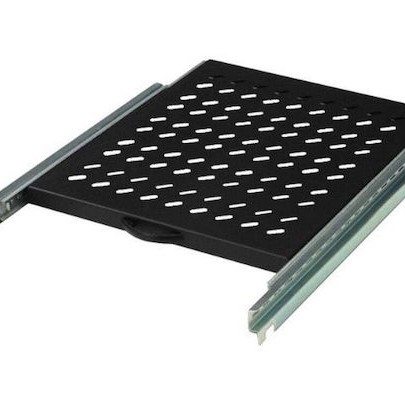 Digitus Extendible Shelf 40x484x568mm Μαύρο