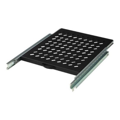 Digitus Extendible Shelf 40x484x568mm Μαύρο