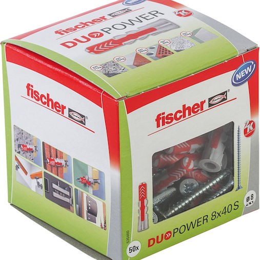 fischer Duopower S Ούπα Πλαστικό 535460 50τμχ