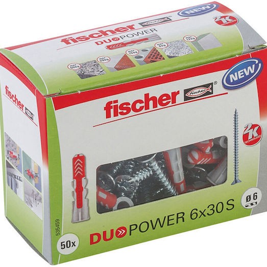 fischer Duopower S Ούπα Πλαστικό 50τμχ