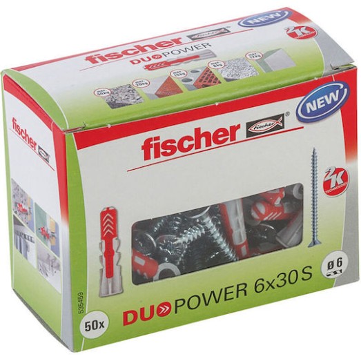 fischer Duopower S Ούπα Πλαστικό 50τμχ