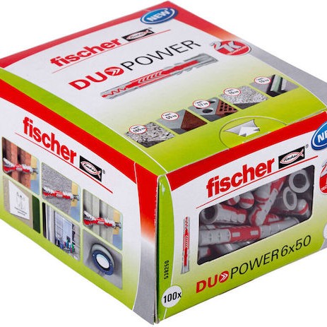 fischer Ούπα Πλαστικό 6x50mm 100τμχ