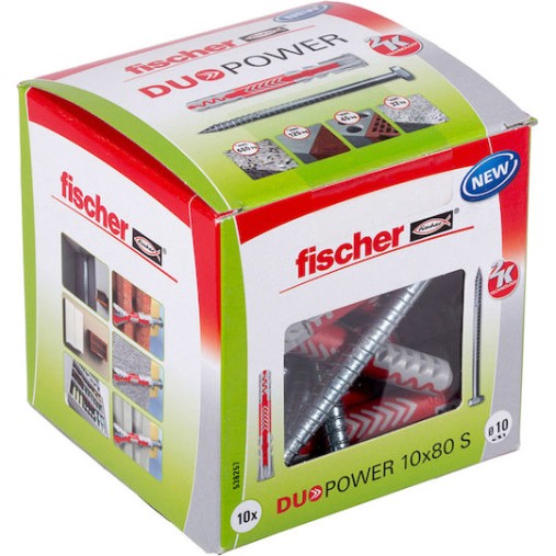 fischer Duopower S Ούπα Πλαστικό 538257 10τμχ