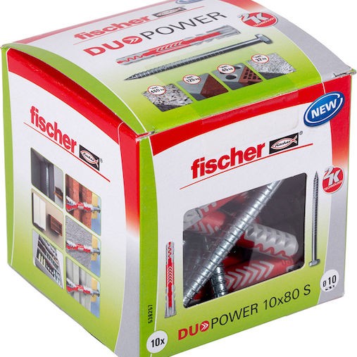 fischer Duopower S Ούπα Πλαστικό 538257 10τμχ