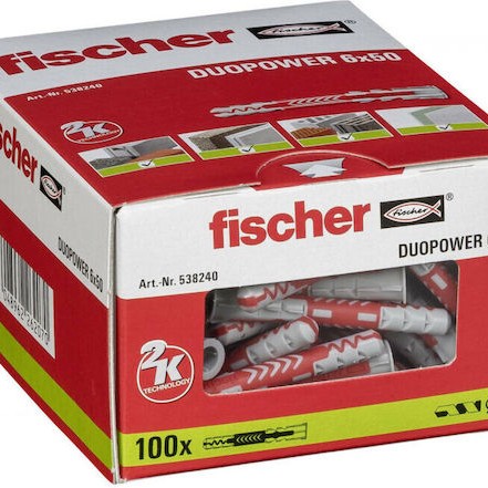 fischer Duopower Ούπα Πλαστικό 12x60mm 538253