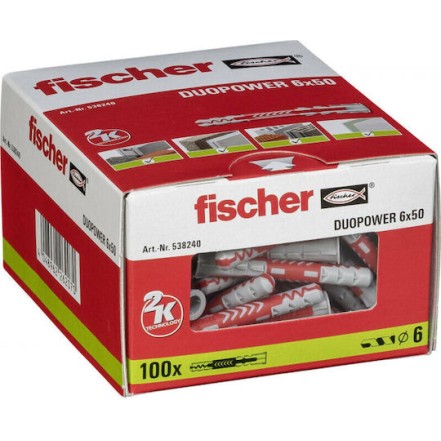 fischer Duopower Ούπα Πλαστικό 12x60mm 538253