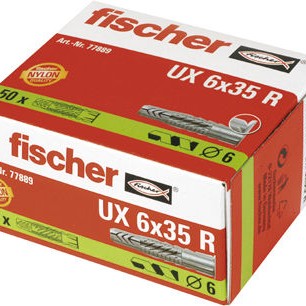fischer Ούπα Πλαστικό 6x35mm 50τμχ 77889