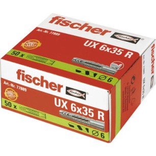 fischer Ούπα Πλαστικό 6x35mm 50τμχ 77889