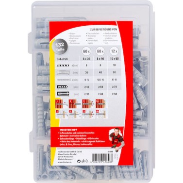 fischer Ούπα Πλαστικό 132τμχ 41648