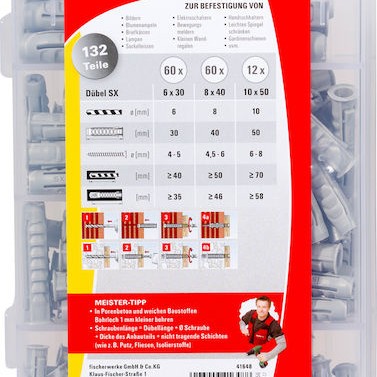 fischer Ούπα Πλαστικό 132τμχ 41648