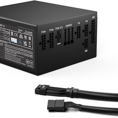 Be Quiet Straight Power 12 850W Μαύρο Τροφοδοτικό Υπολογιστή Full Modular 80 Plus Platinum