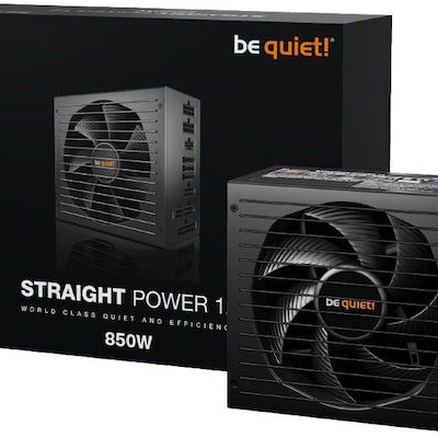 Be Quiet Straight Power 12 850W Μαύρο Τροφοδοτικό Υπολογιστή Full Modular 80 Plus Platinum